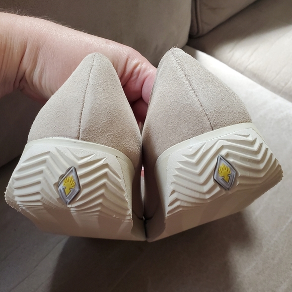 New Volatile CHLOE-R Natural Color Suede Volatile Platform Flats Wedge Size 7.5 - Picture 4 of 7